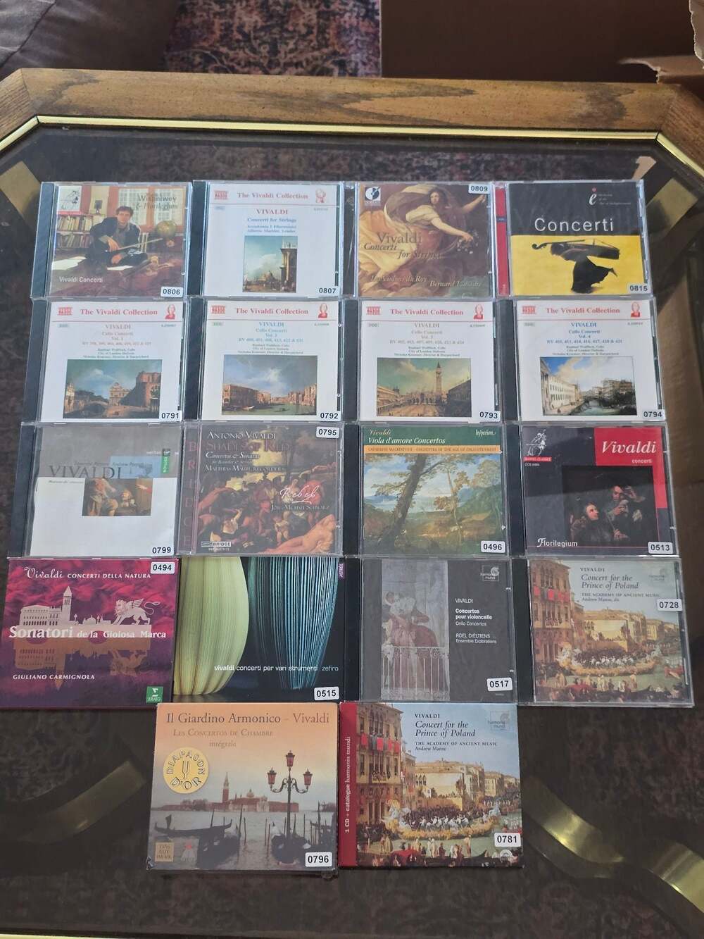 Large Collection of 18 Antonio Vivaldi Classical Music Audio CDs